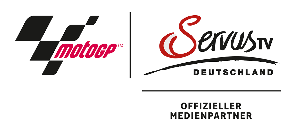 Das Composite Logo der MotoGP und ServusTV Deutschland