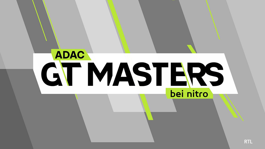 Das ADAC GT Masters Logo auf grauem Hintergrund