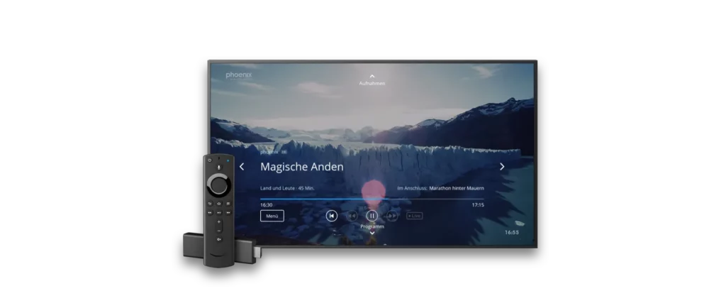 phoenix Livestream in der waipu.tv App für den Amazon Fire TV