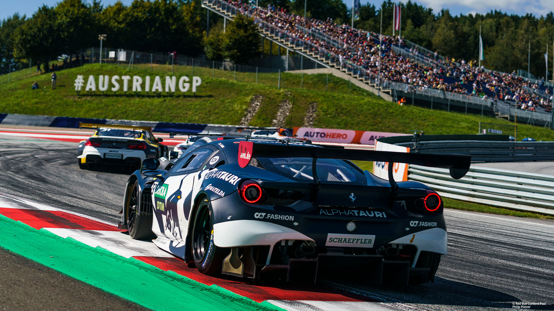 Ein Ferrari 488 GT3 auf dem Red Bull Ring