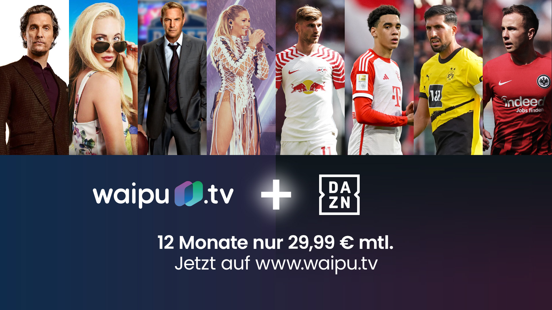 waipu.tv launcht neues DAZN UNLIMITED-Angebot mit 25 Prozent Rabatt