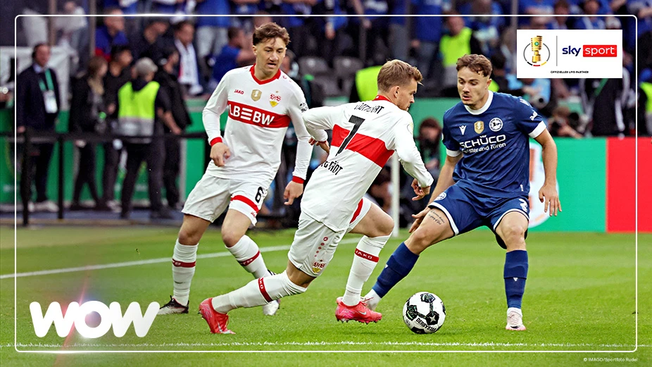 150925 Wow Ls Gallery Image 3 Bild von Fußball im "DFB-Pokal" bei WOW Live-Sport