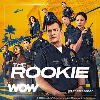 Erleben Sie alle 8 Staffeln der Serie "The Rookie" mit WOW Filme & Serien